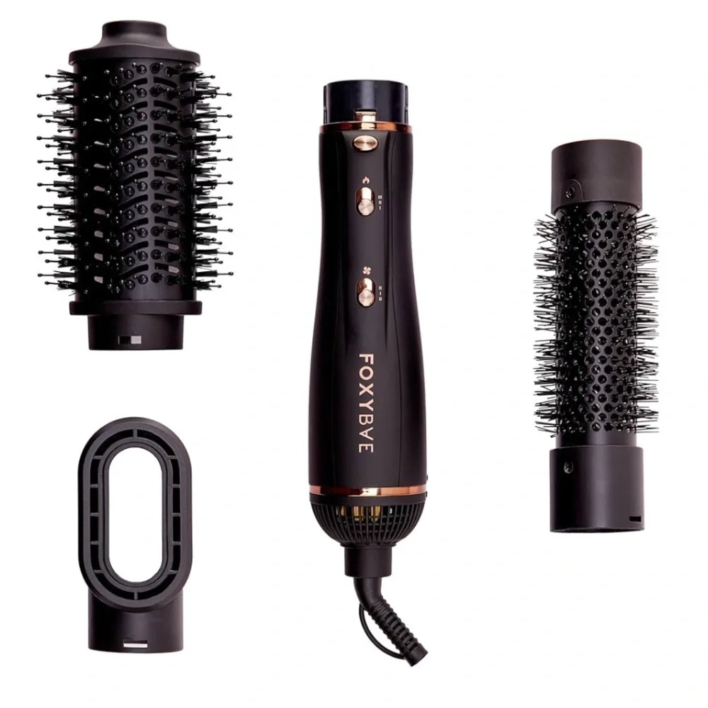 FoxyBae Blow Out Bae Rose Gold Hair Styling Set. Ceramic tourmaline.